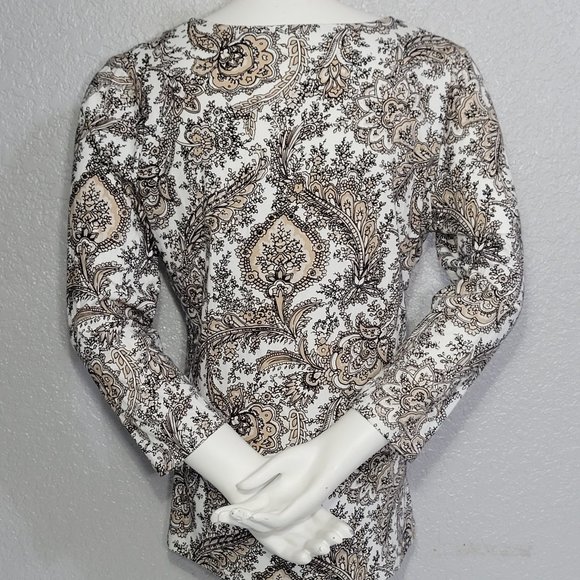 3/4 Sleeve Surplice V-Neck Blouse Size - M - Picture 8 of 11